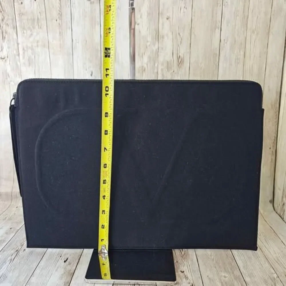 Valentino black large pouch laptop bag NWOT
